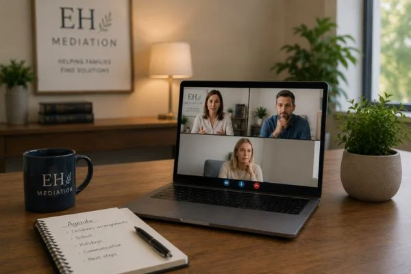 child access mediation Congleton online meeting.